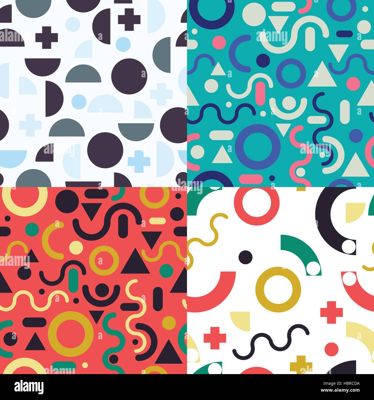 Set seamless pattern Stock Vector Image & Art - Alamy