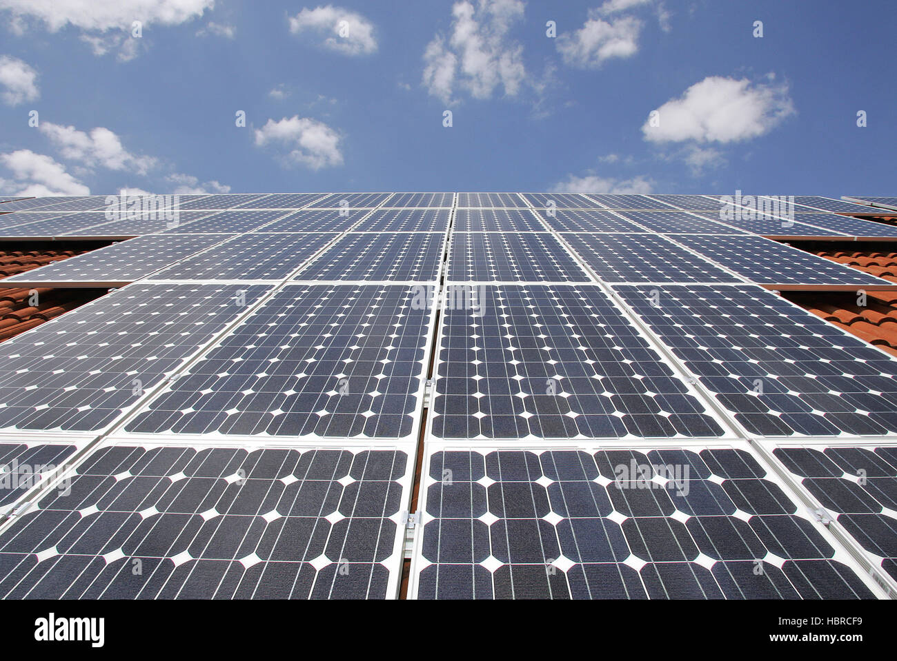 solar electricity Stock Photo