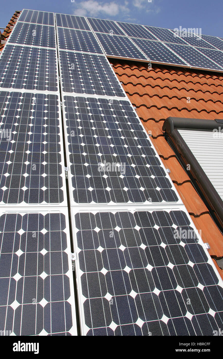 solar electricity Stock Photo