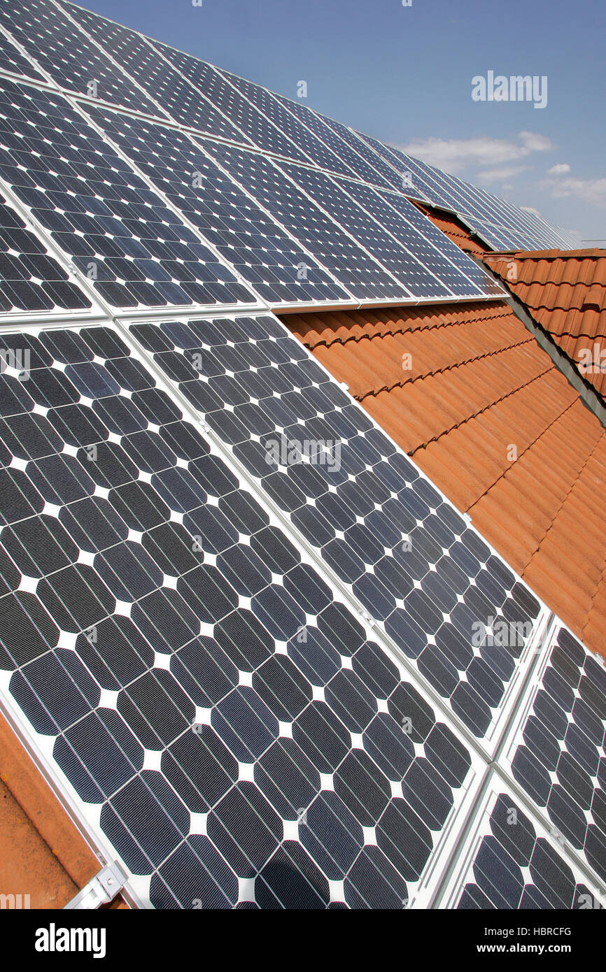 solar electricity Stock Photo