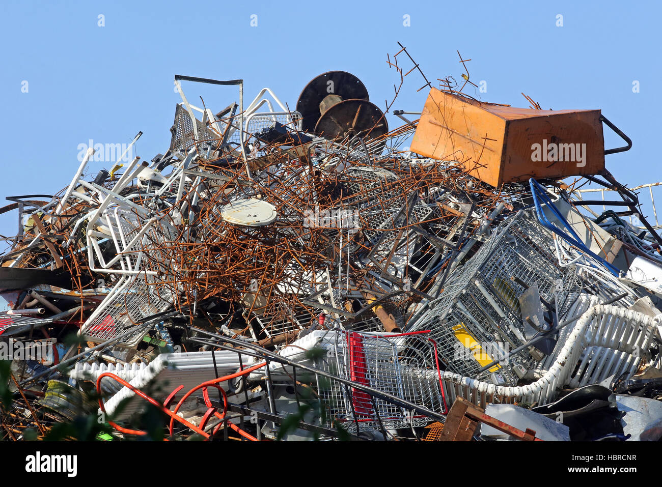 Junkyard Stock Photo