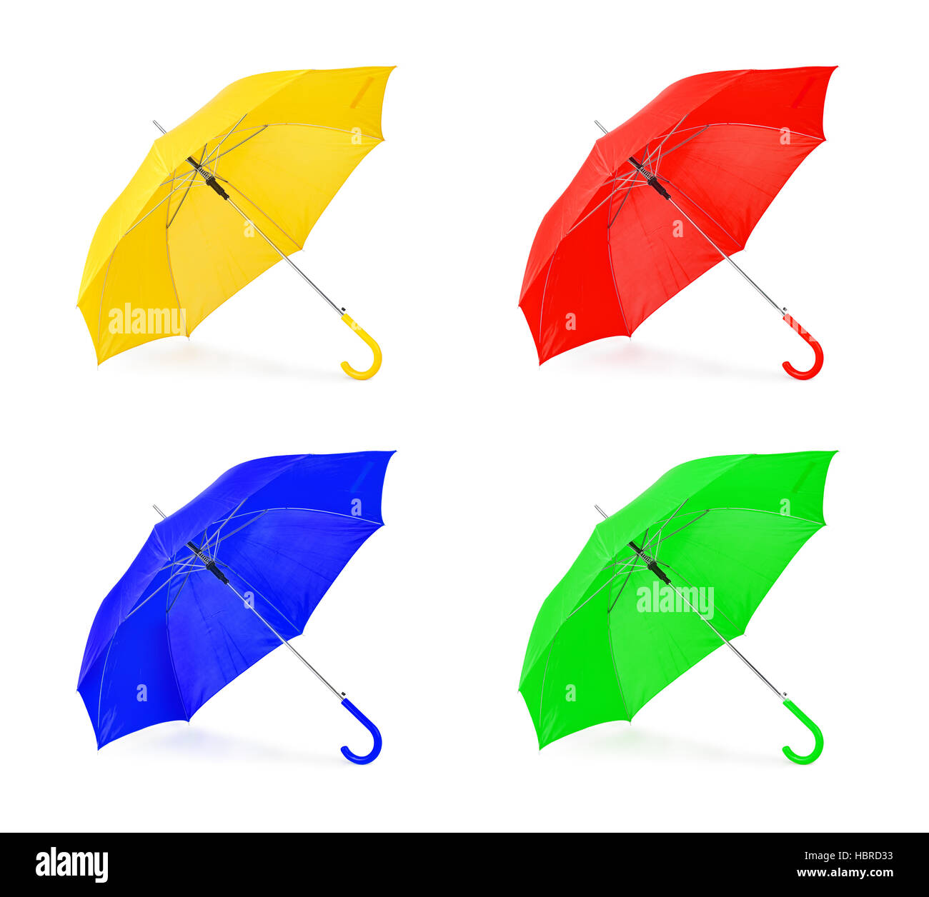 Set of umbrella Stock Photo Alamy