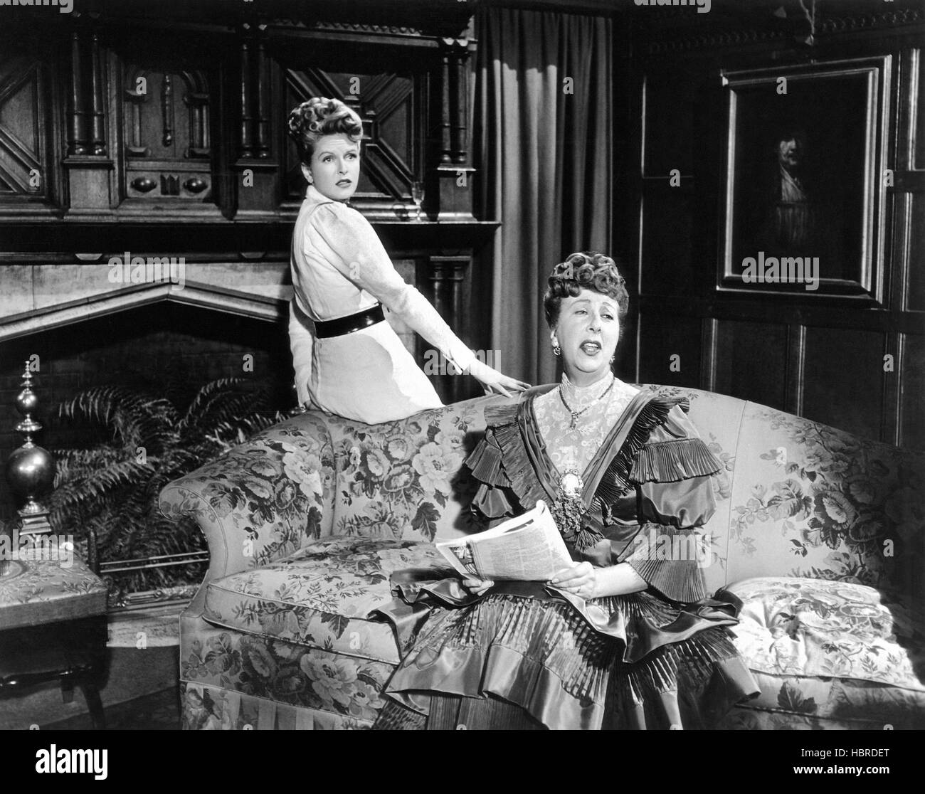 FANCY PANTS, from left, Virginia Keiley, Norma Varden, 1950 Stock Photo