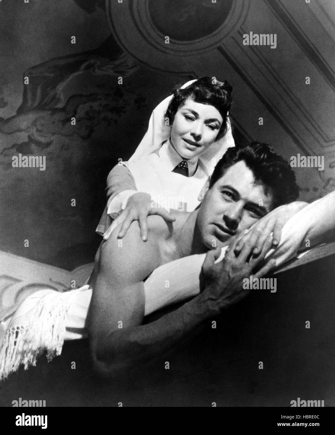 A FAREWELL TO ARMS, Jennifer Jones, Rock Hudson, 1957. TM and Copyright