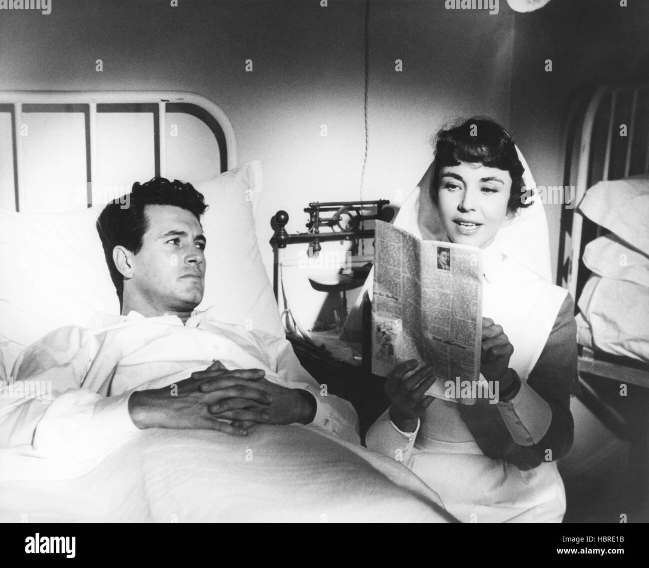 A FAREWELL TO ARMS, from left, Rock Hudson, Jennifer Jones, 1957, TM