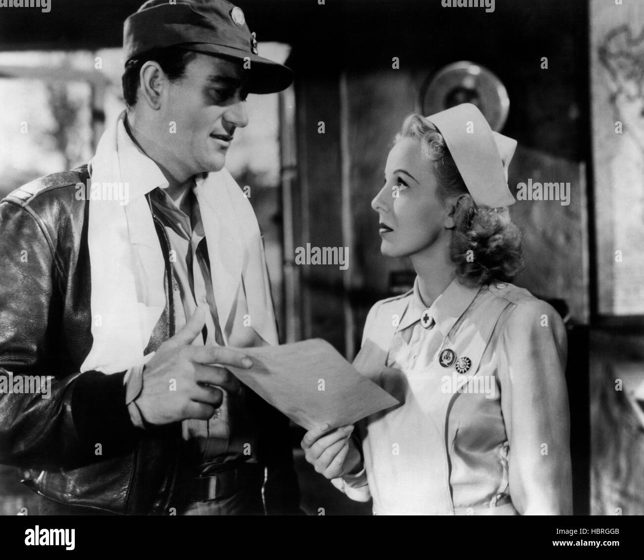 FLYING TIGERS, John Wayne, Anna Lee, 1942 Stock Photo - Alamy