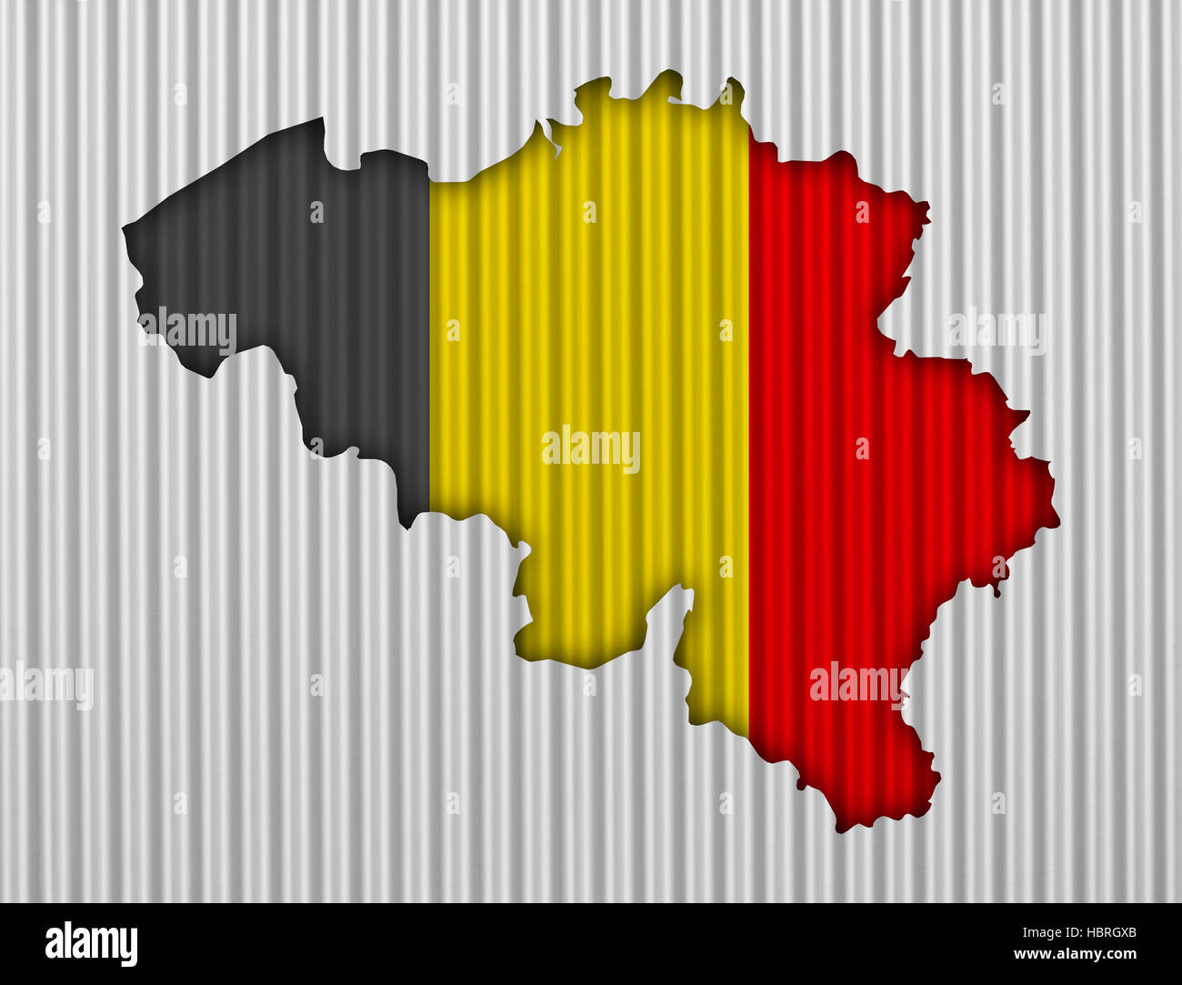 Map of Belgium Stock Photo - Alamy
