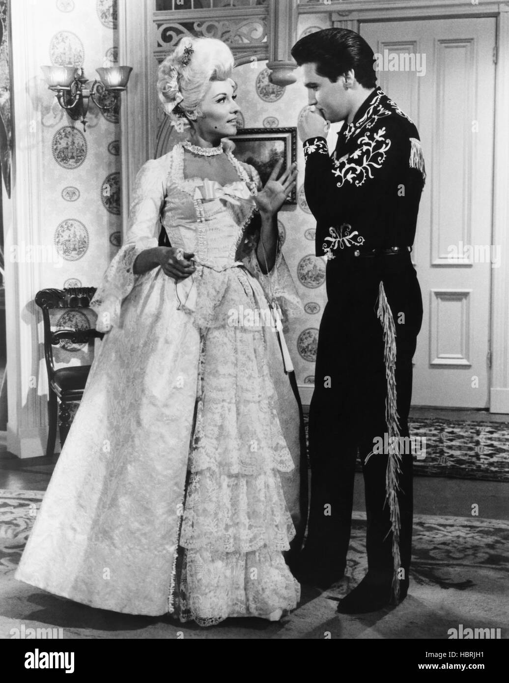 FRANKIE AND JOHNNY, from left, Nancy Kovack, Elvis Presley, 1966 Stock