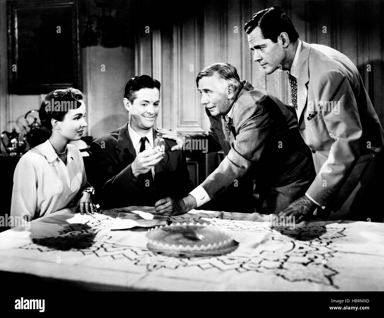 FREE FOR ALL, from left Ann Blyth, Robert Cummings, Ray Collins