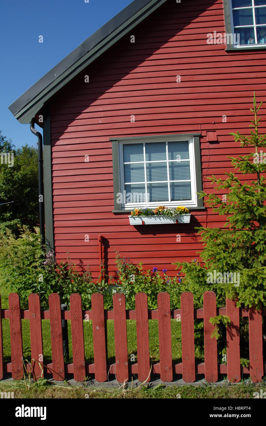 Red house Stock Photo