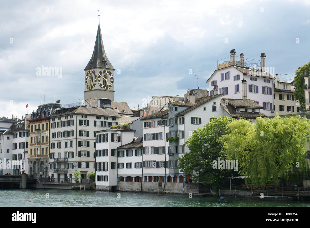 zürich citysilhuiette Stock Photo