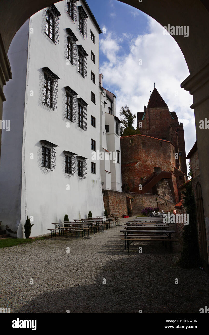 Trausnitz Castle Stock Photo
