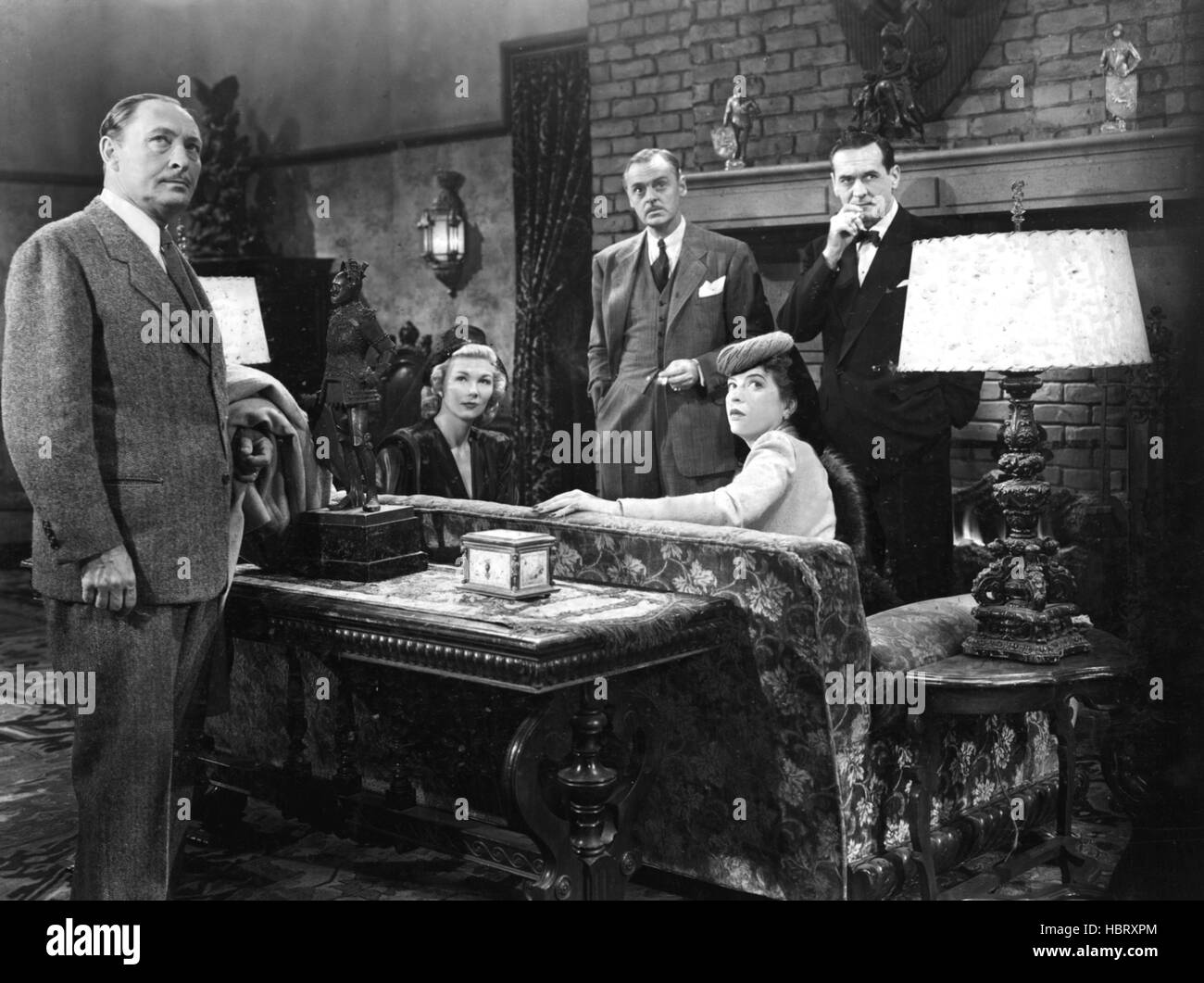 FOG ISLAND, Lionel Atwill, Veda Ann Borg, Jerome Cowan, Jacqueline de ...