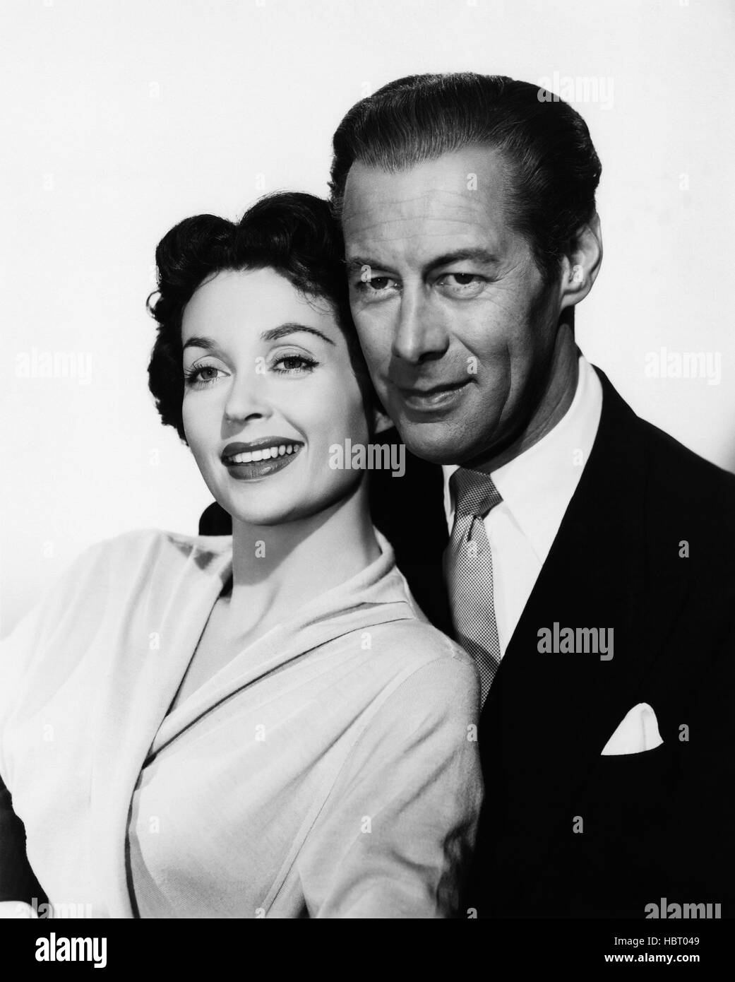 THE FOUR POSTER, Lilli Palmer, Rex Harrison, 1952 Stock Photo Alamy