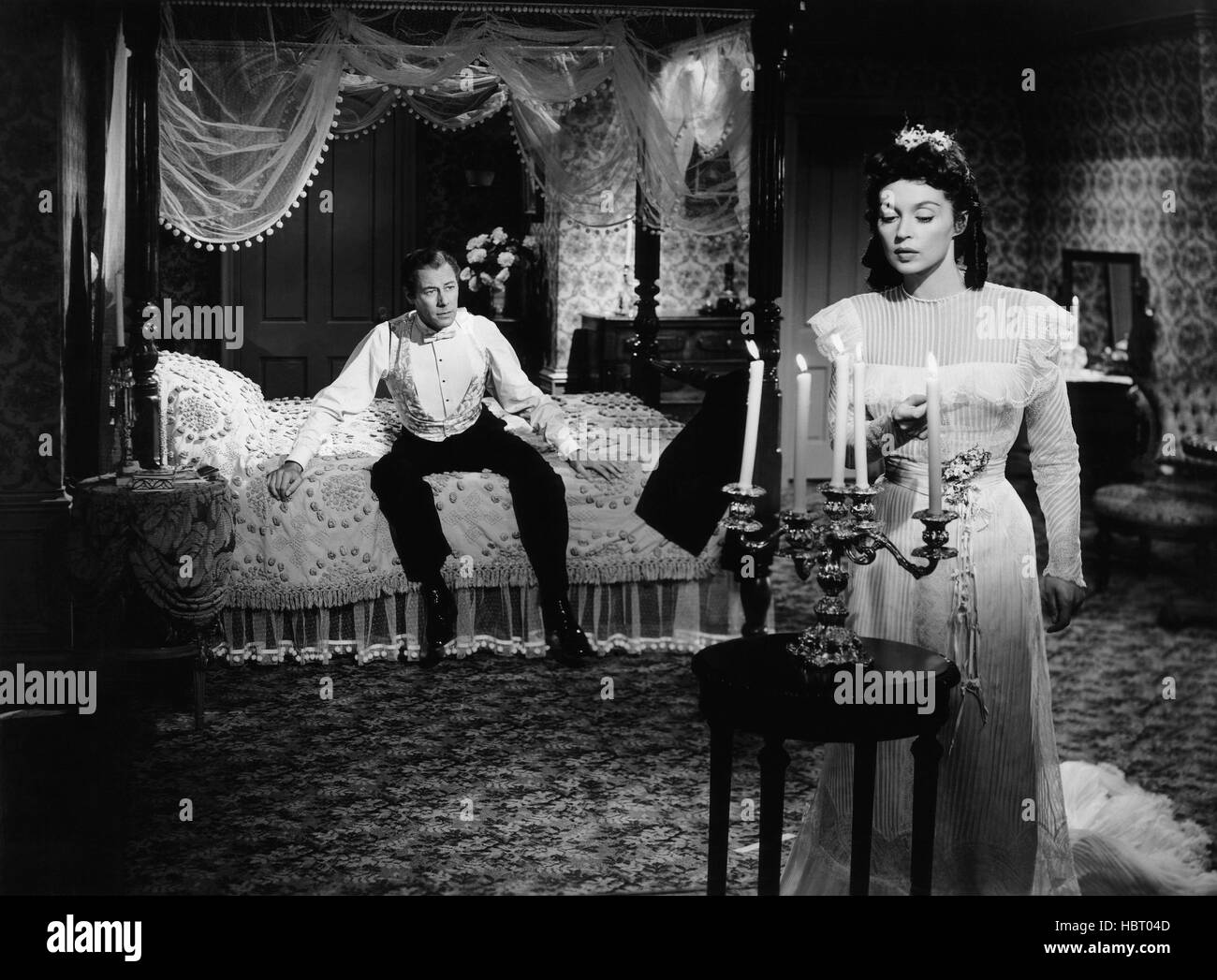 THE FOUR POSTER, Rex Harrison, Lilli Palmer, 1952 Stock Photo Alamy