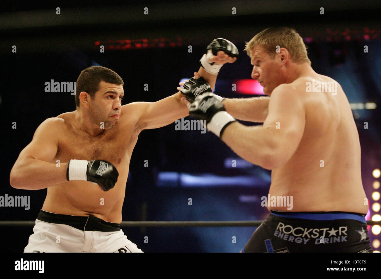 Josh right, fights Pedro Rizzo at Affliction's "Banned", a