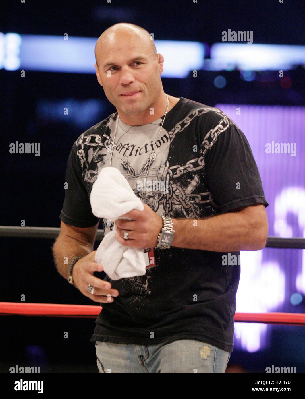 Randy Couture at Affliction's "Banned", a mixed martial arts fight at
