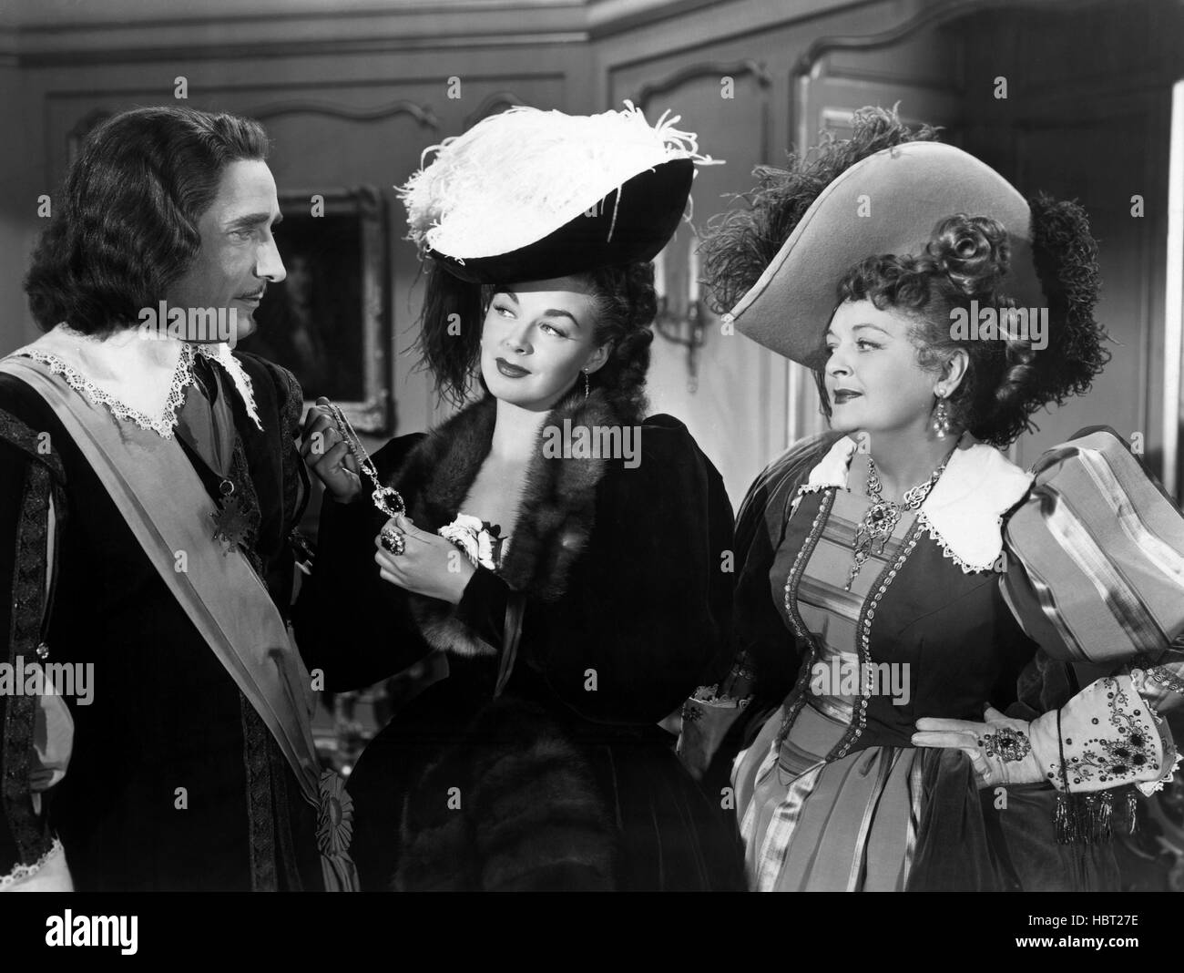 THE GALLANT BLADE, Victor Jory, Marguerite Chapman (center), 1948 Stock ...