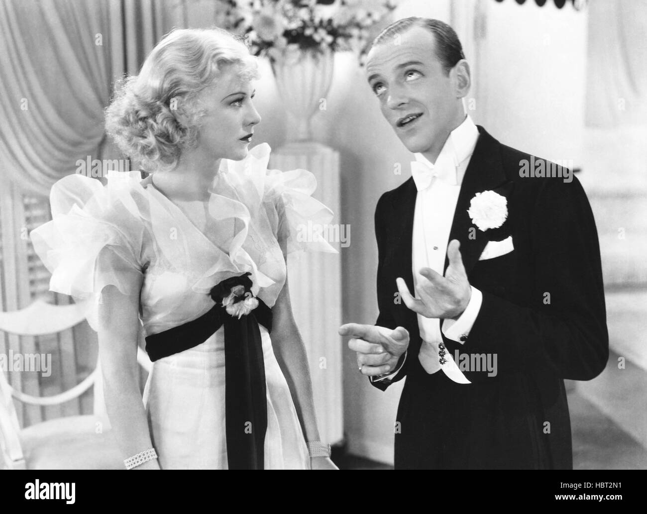 THE GAY DIVORCEE, from left: Ginger Rogers, Fred Astaire, 1934 Stock ...