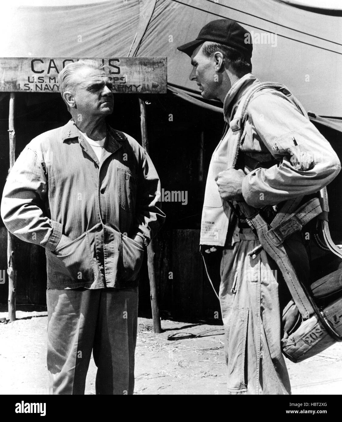 THE GALLANT HOURS, James Cagney & Denniis Weaver, 1960 Stock Photo Alamy