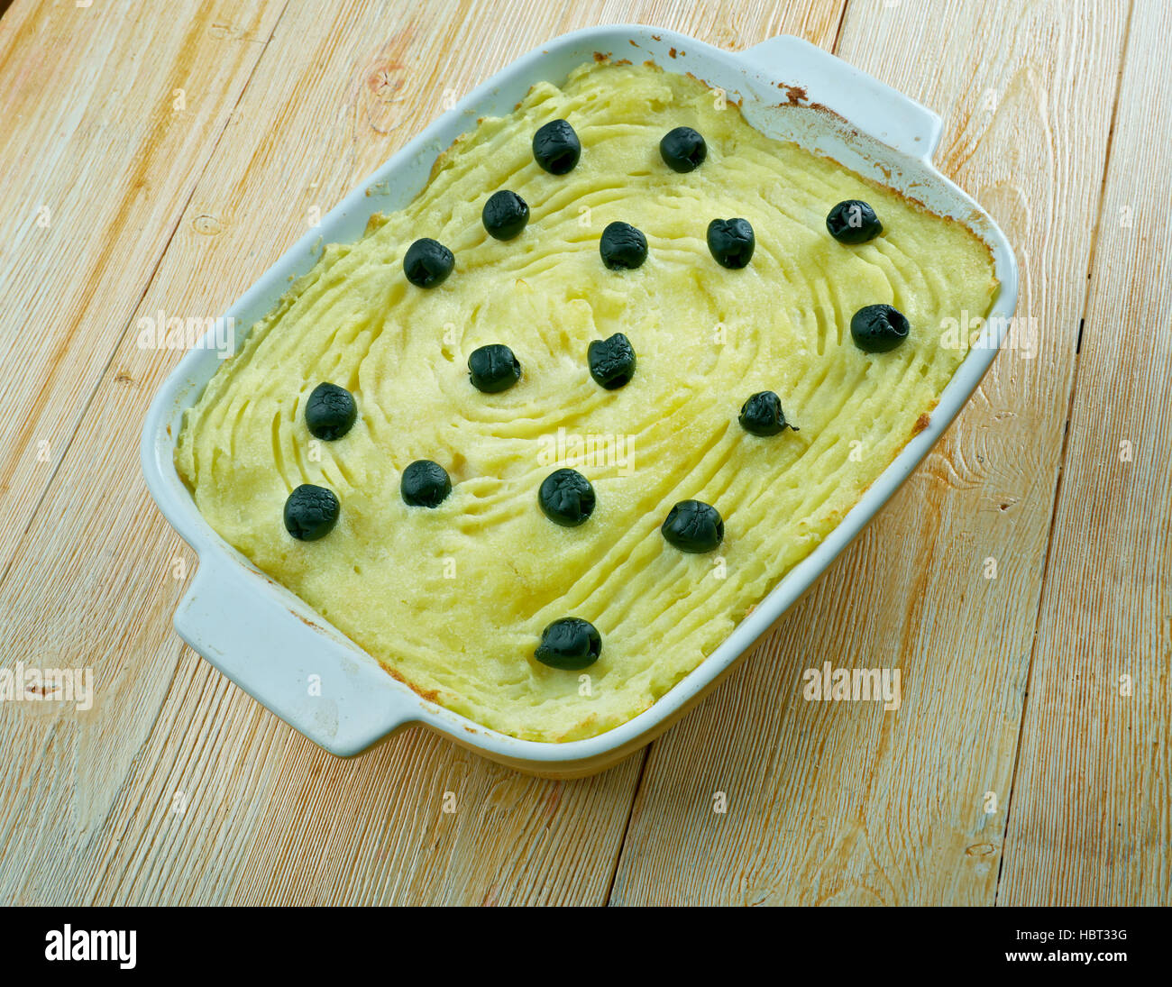 Bacalhau Ze do Pipo Portuguese Cod Fish with potatoes. Casserole Stock Photo Alamy
