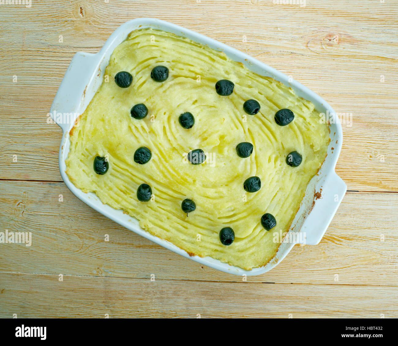 Bacalhau Ze do Pipo Portuguese Cod Fish with potatoes. Casserole Stock Photo Alamy