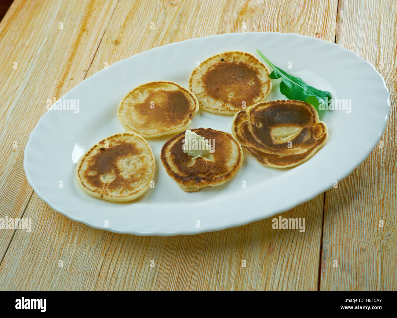 Throdkin traditional breakfast food of the Fylde, Lancashire, England Stock Photo