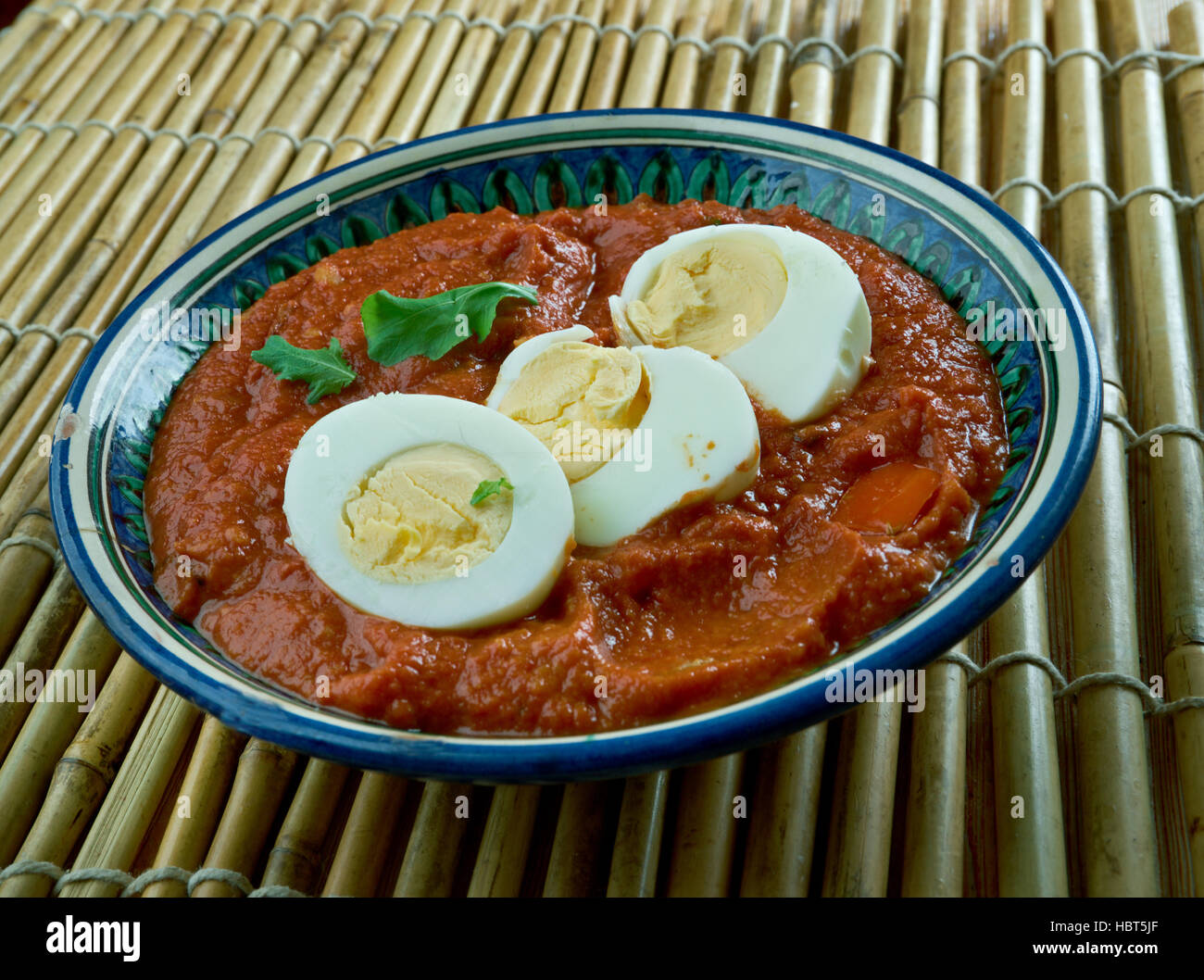 Eggs do pyaza.Classical Indian dish Stock Photo Alamy