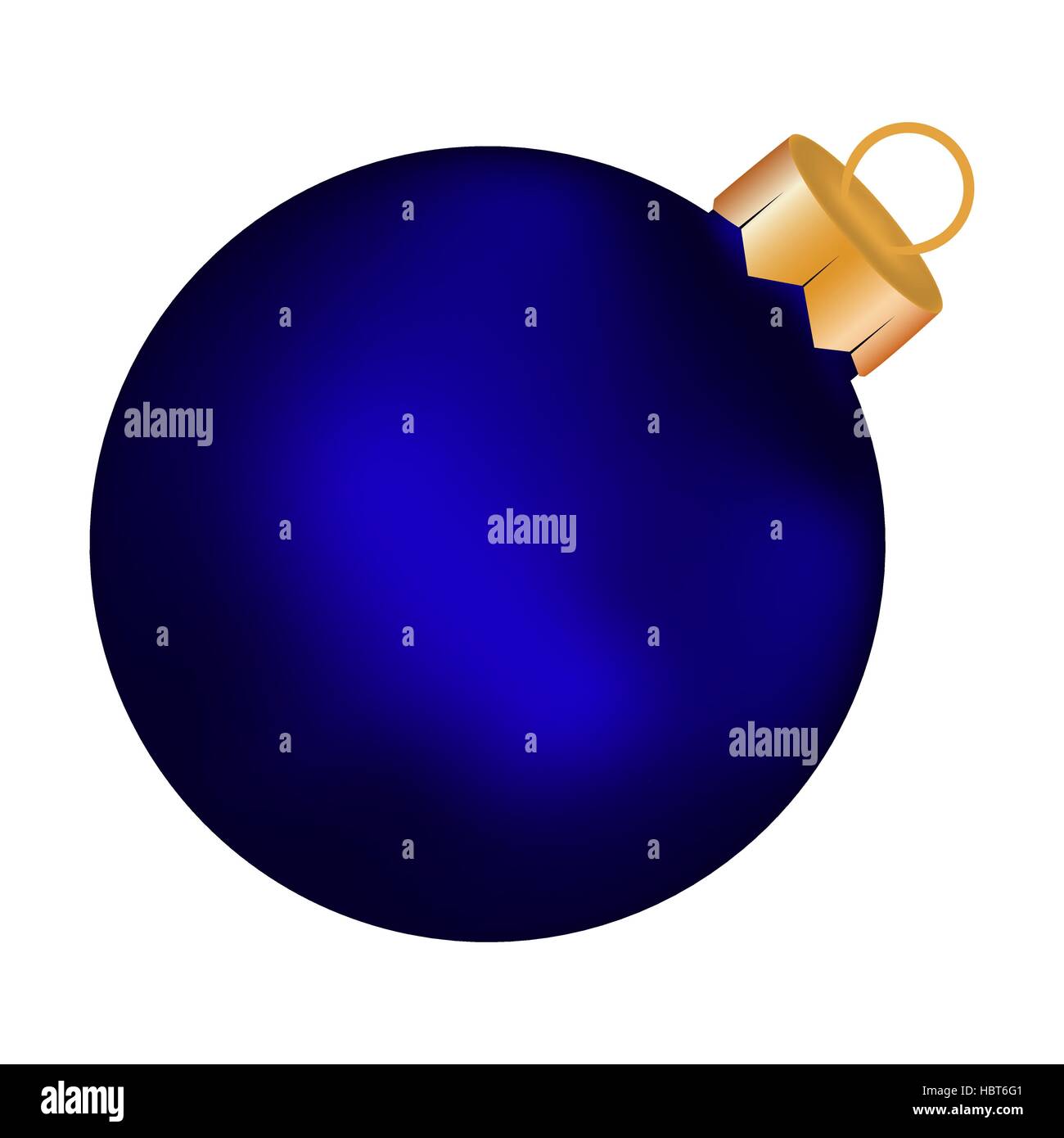 Christmas blue ball on a white background Stock Vector Image & Art - Alamy