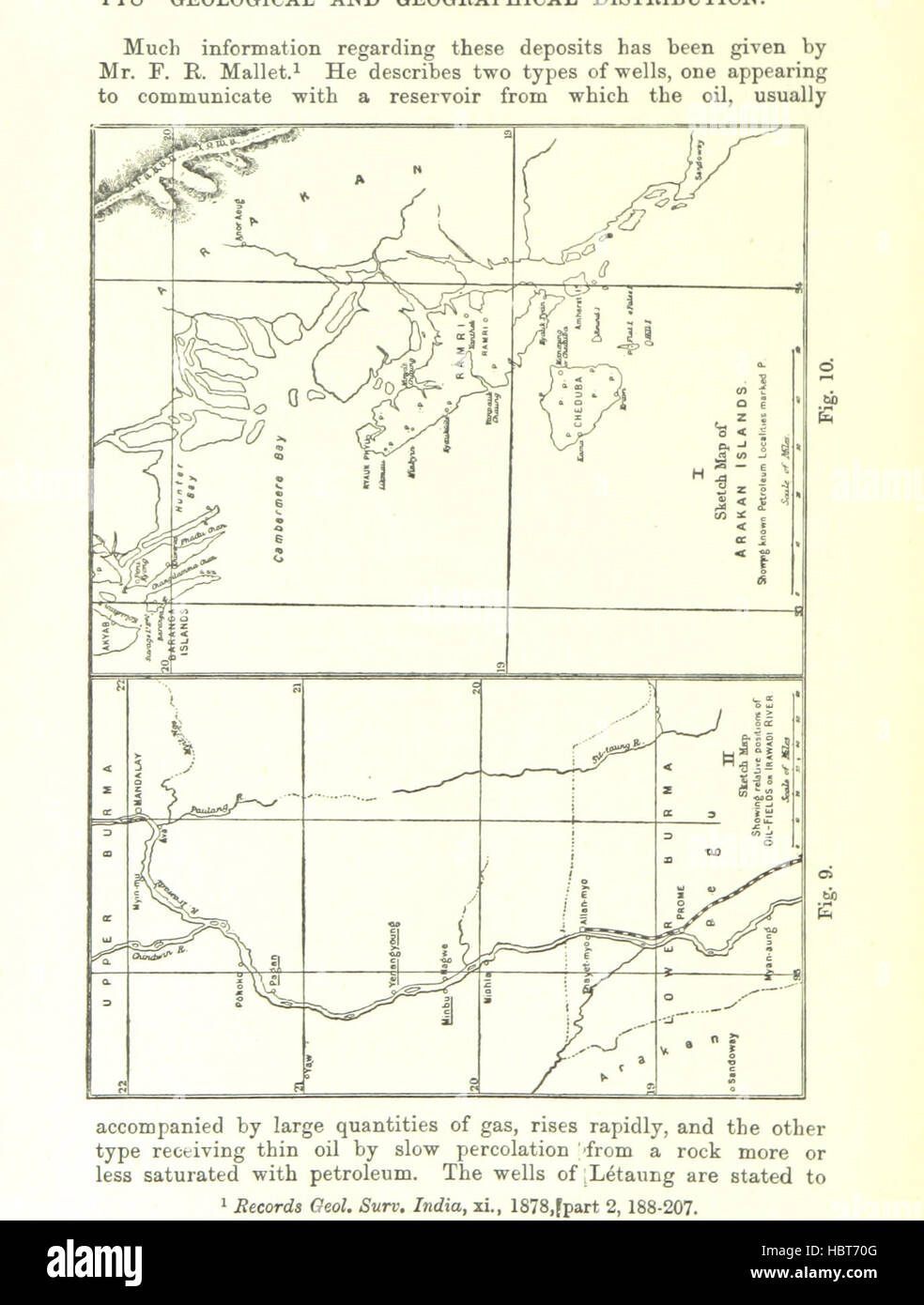 Image taken from page 168 of 'Petroleum: a treatise on the geographical distribution and geological occurrence of petroleum and natural gas ... By B. Redwood, assisted by G. T. Holloway, and other contributors ... With maps, etc' Image taken from page 168 of 'Petroleum a treatise on Stock Photo