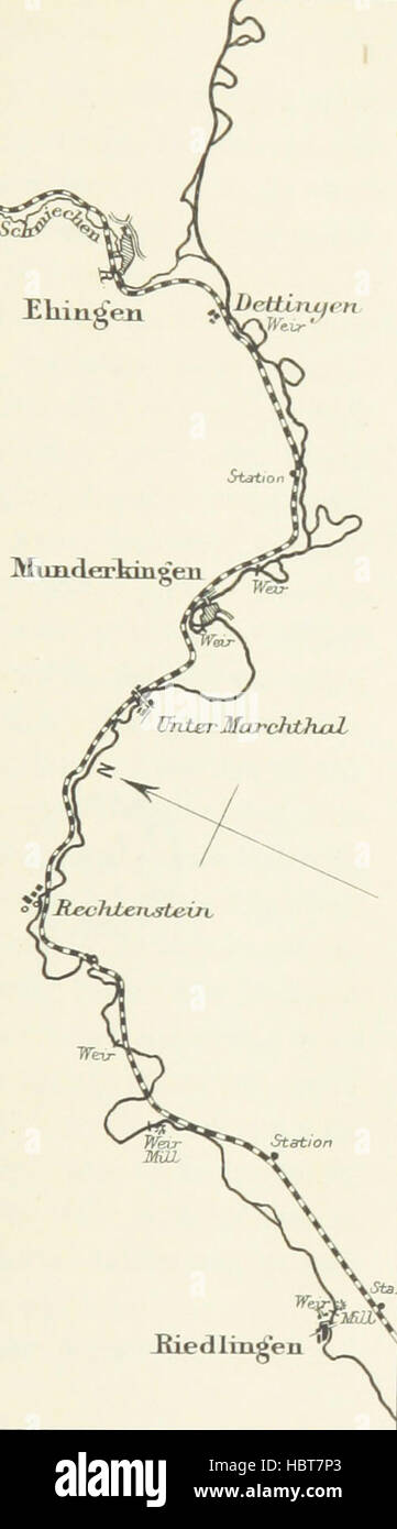 Image taken from page 263 of 'Camping Voyages on German Rivers, etc' Image taken from page 263 of 'Camping Voyages on German Stock Photo