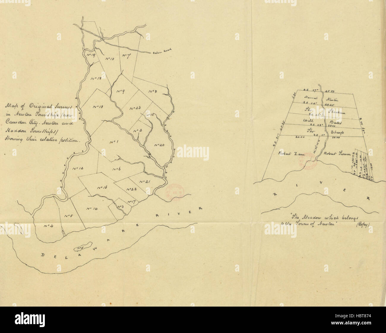 Township map hi-res stock photography and images - Page 7 - Alamy