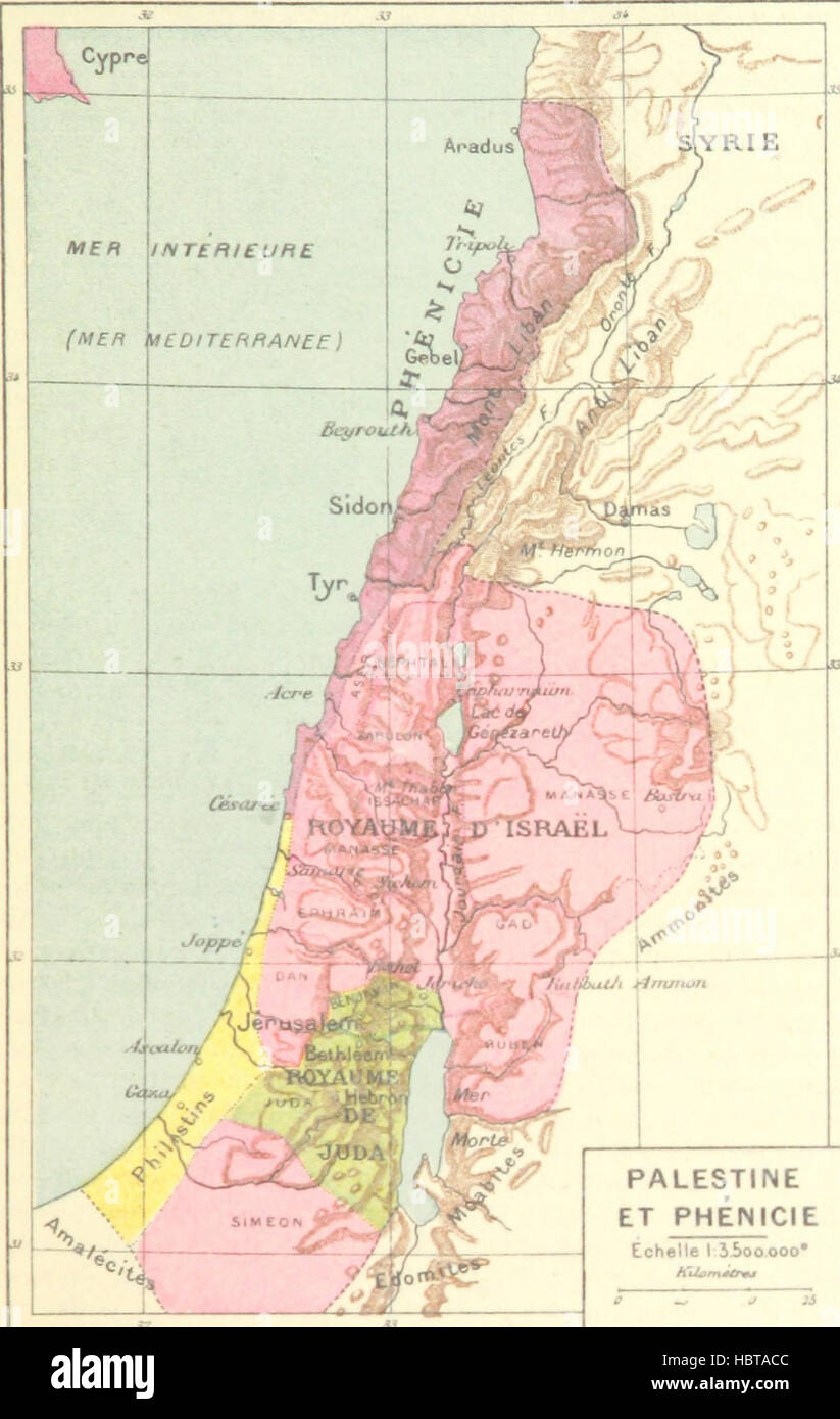 Image taken from page 27 of 'Géographie historique. Leçons en regard des cartes. Résumant l'histoire de la formation territoriale des pays civilisés et l'histoire de la civilisation, etc' Image taken from page 27 of 'Géographie historique Leçons en Stock Photo