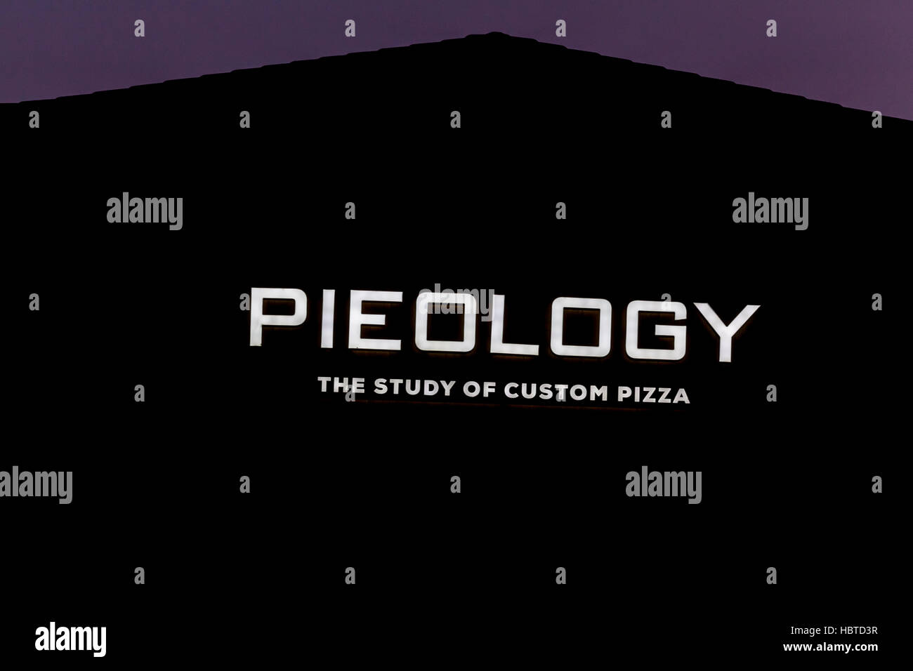 A Pieology Pizza restaurant at Wheeler Ridge California at the junction of highways Interstate 5