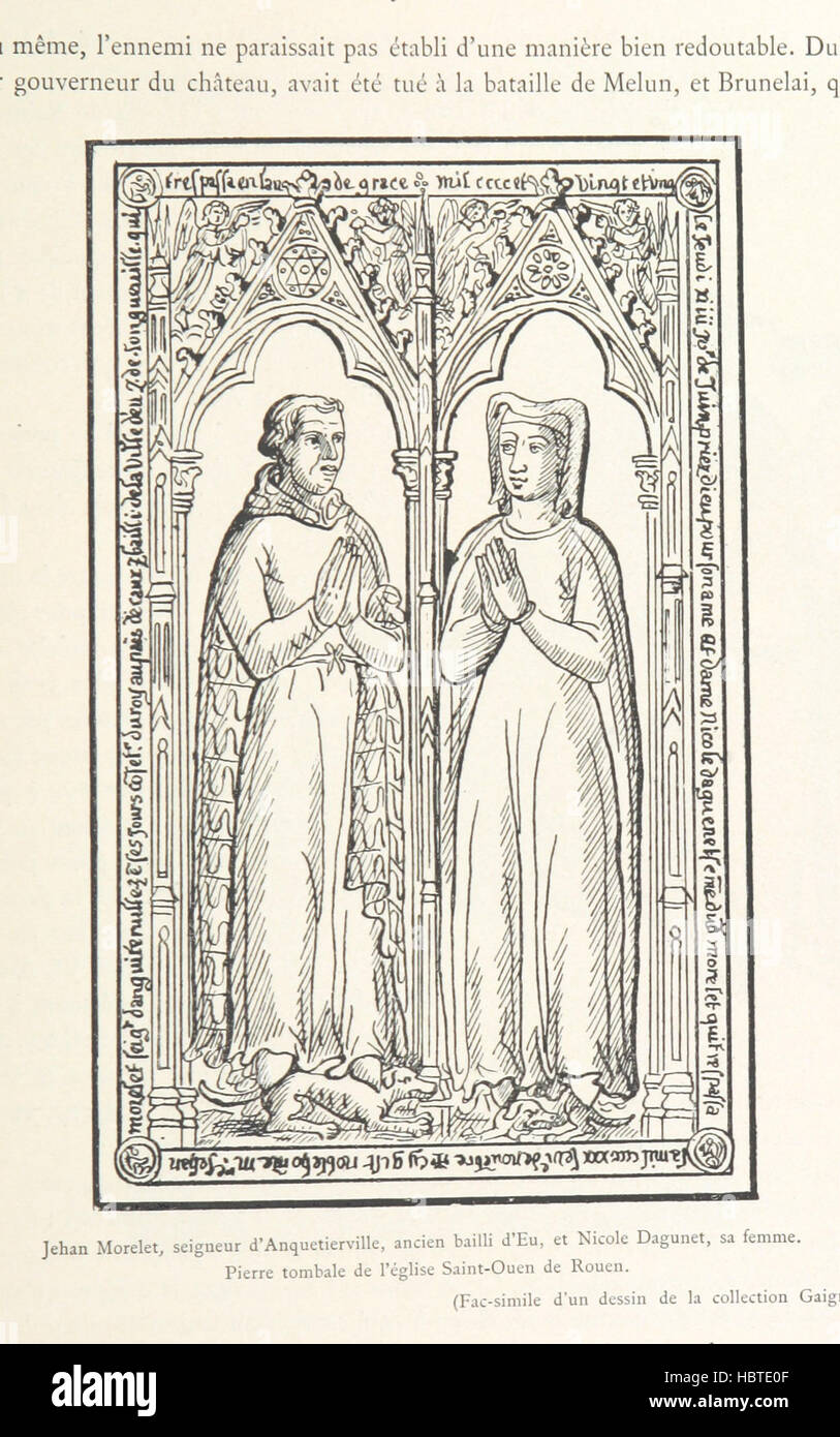 Image taken from page 97 of 'Jeanne d'Arc et la Normandie au XVme siècle. Illustrations, etc' Image taken from page 97 of 'Jeanne d'Arc et la Stock Photo