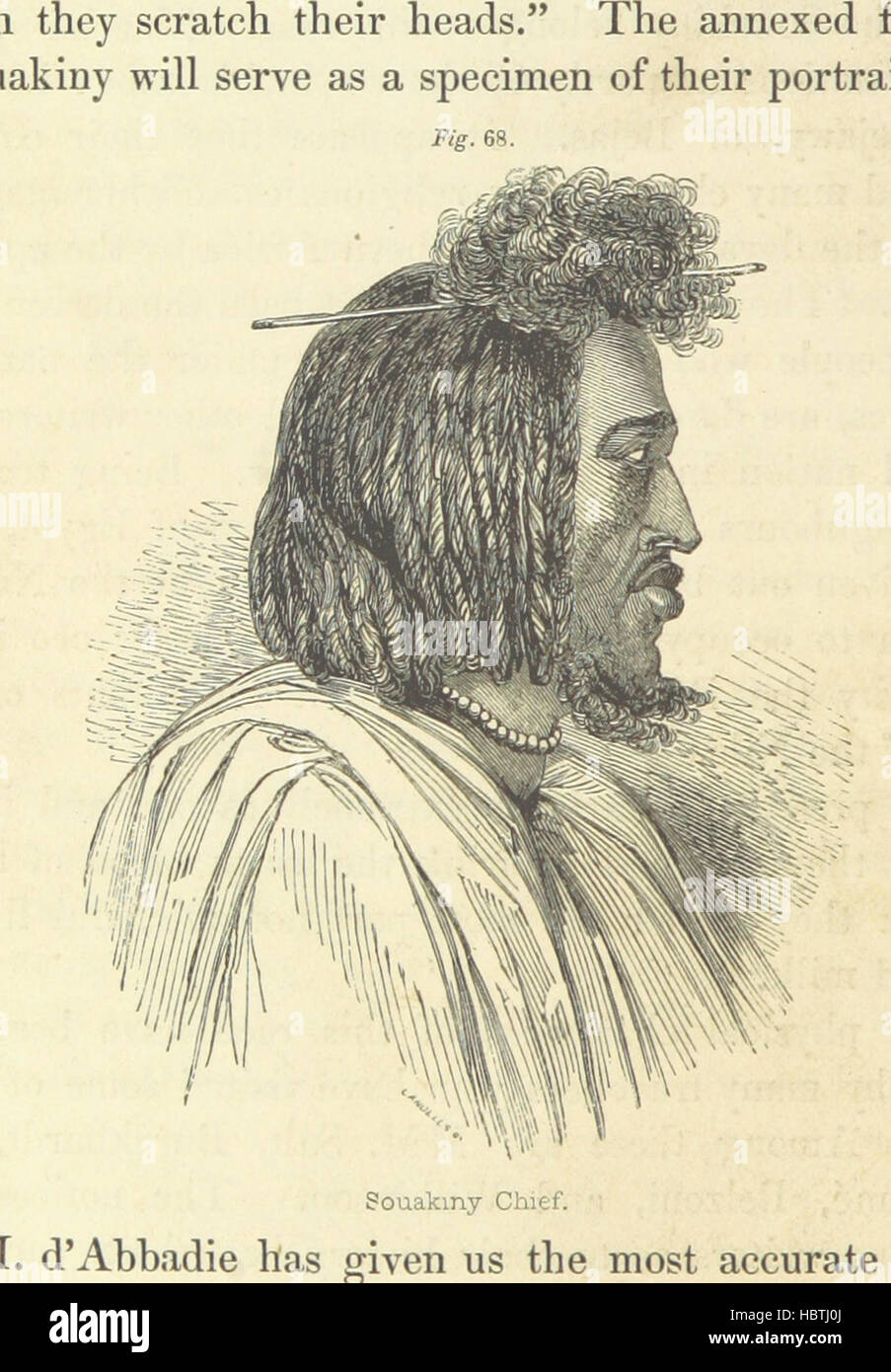 Image taken from page 314 of '[The Natural History of Man; comprising inquiries into the modifying influence of physical and moral agencies of the different tribes of the human family.]' Image taken from page 314 of '[The Natural History of Stock Photo