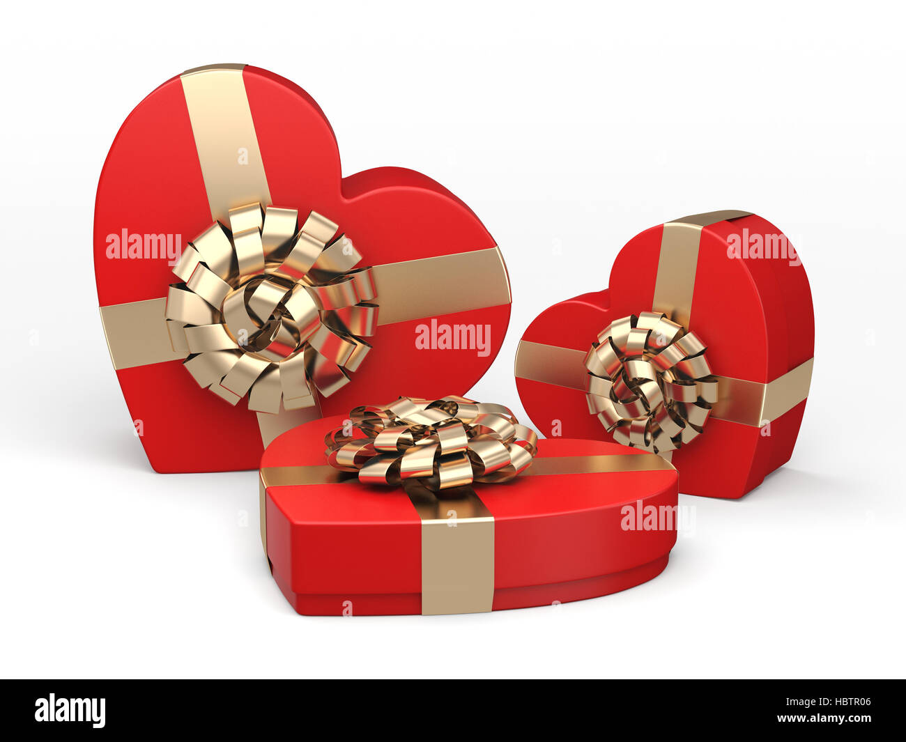 Red boxes heart Stock Photo Alamy