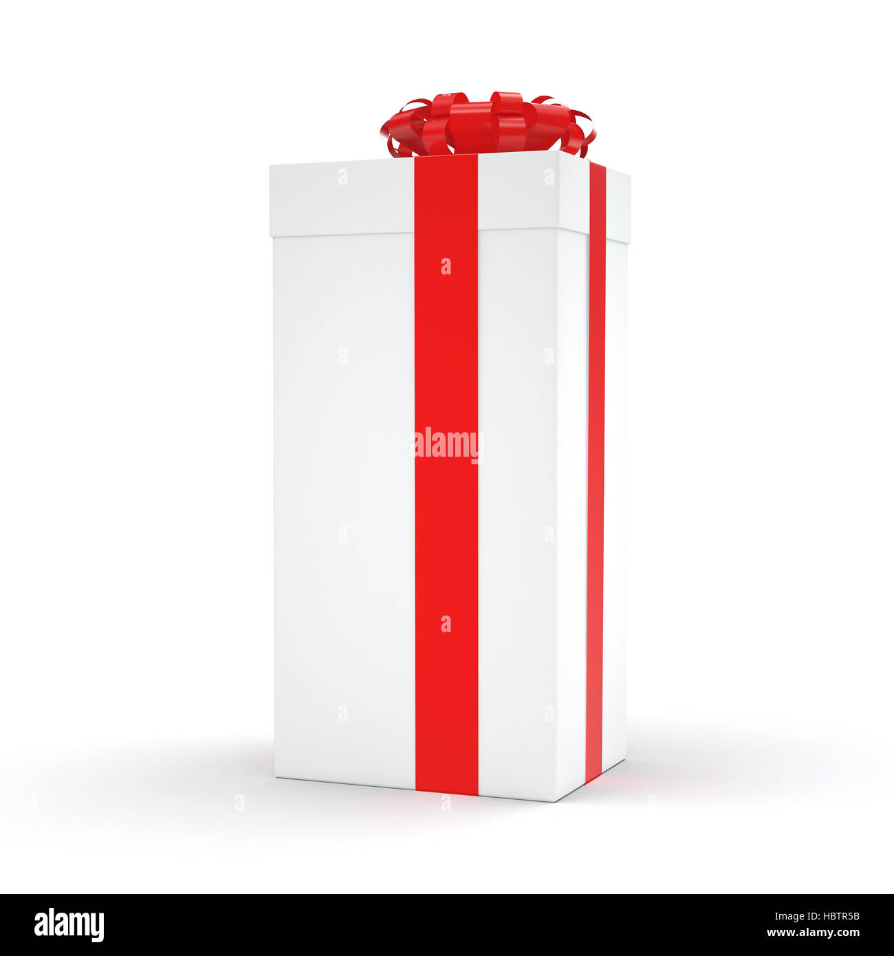 White gift box Stock Photo Alamy