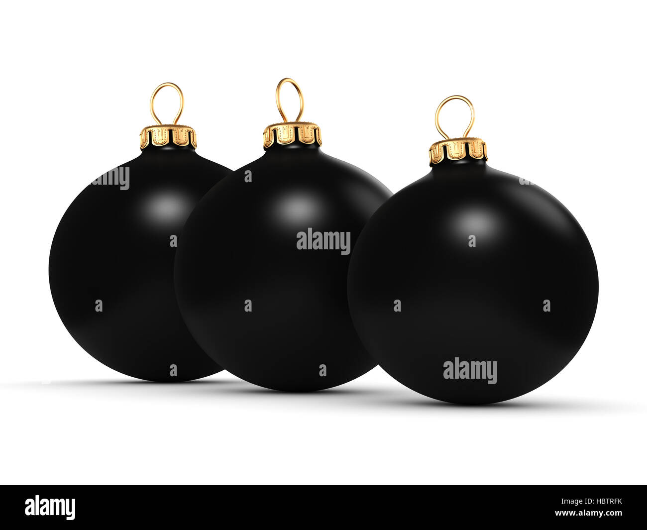 Black Christmas ball Stock Photo Alamy