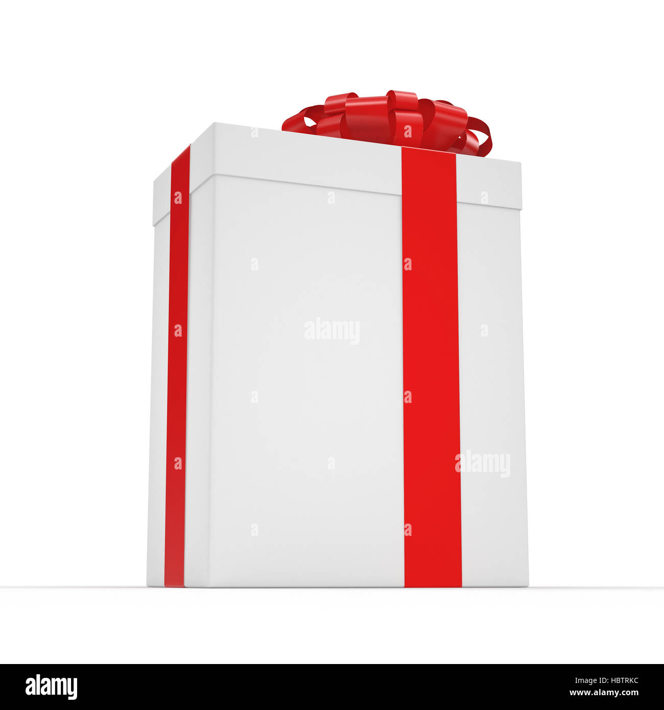 White gift box Stock Photo - Alamy