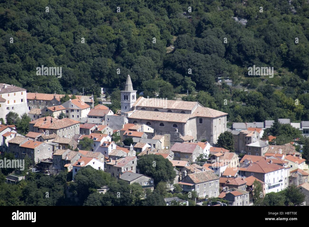 Seaport Bakar, Croatia, Adria Stock Photo