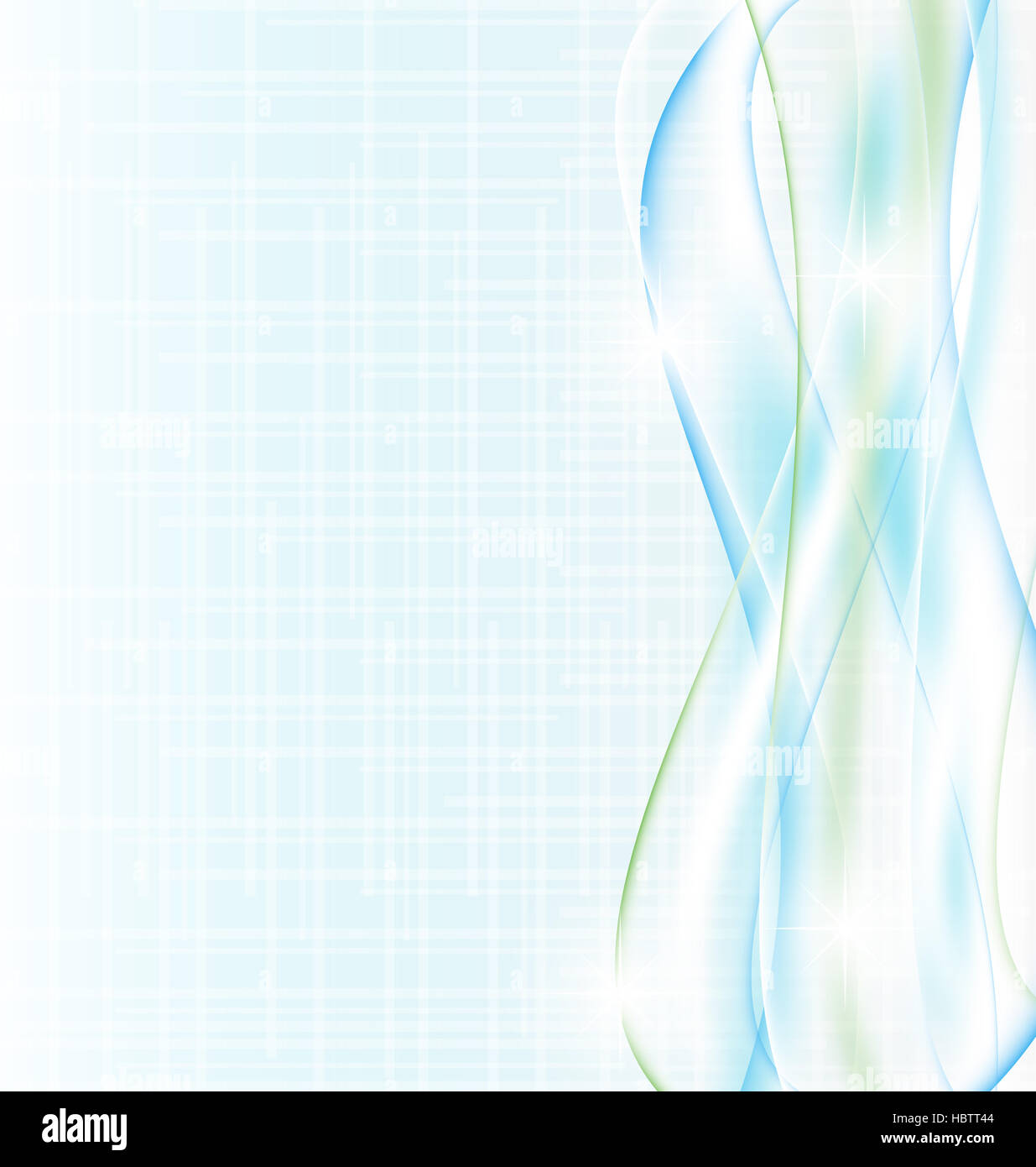Illustration abstract blue wave background Stock Photo - Alamy