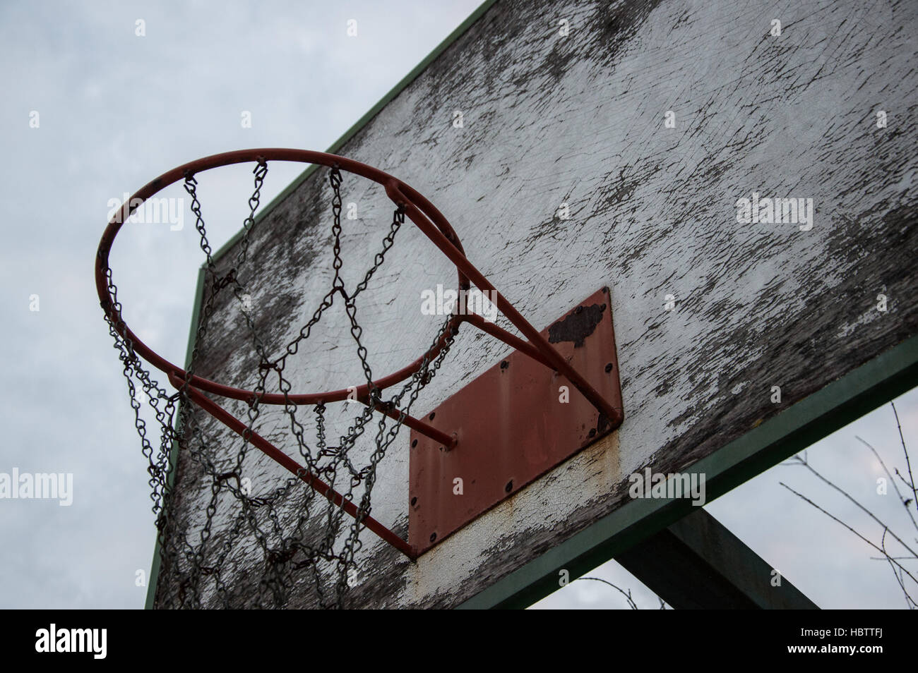 Abandoned Basketball Court Stock Photos & Abandoned Basketball Court