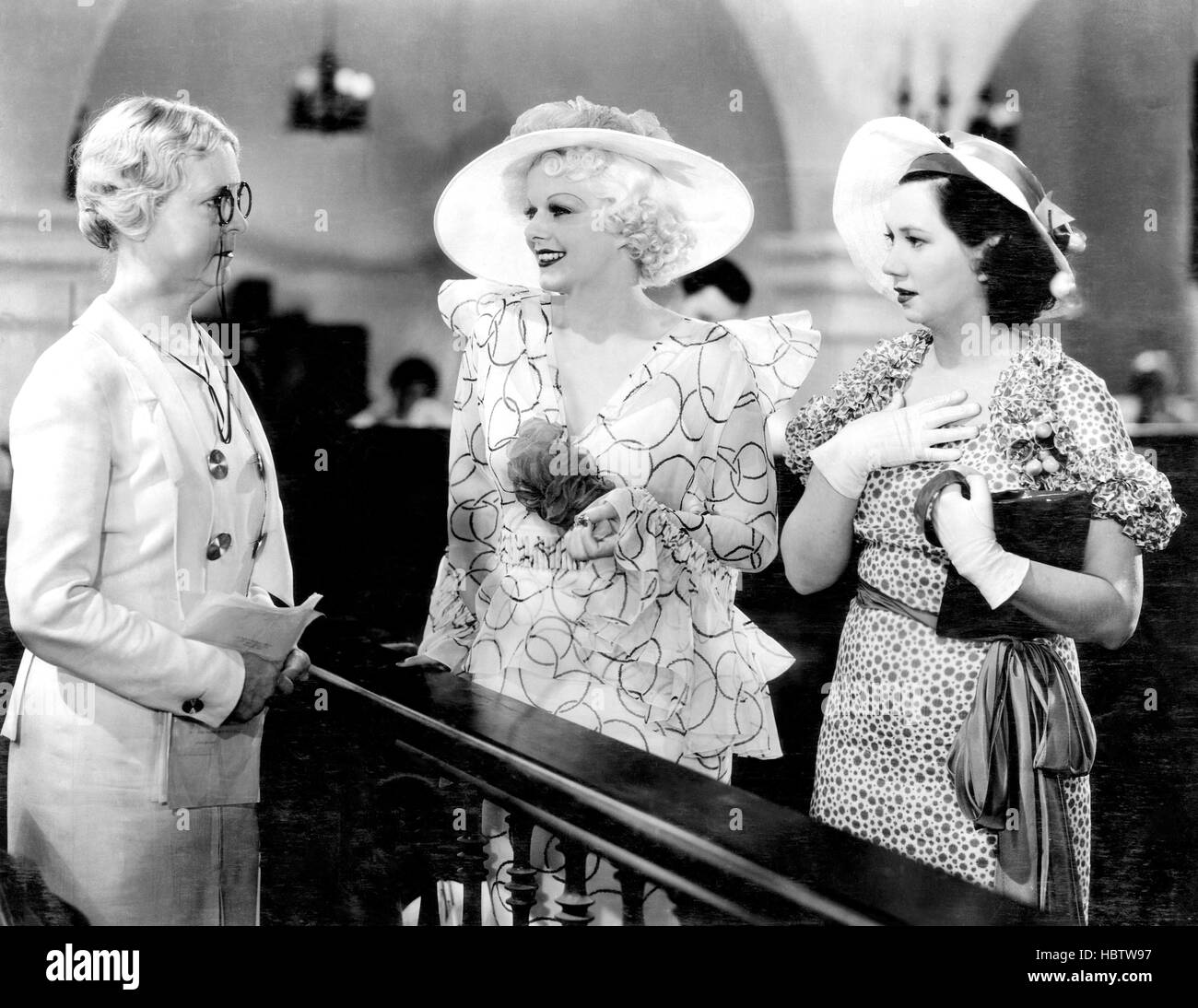 THE GIRL FROM MISSOURI, Clara Blandick, Jean Harlow, Patsy Kelly, 1934