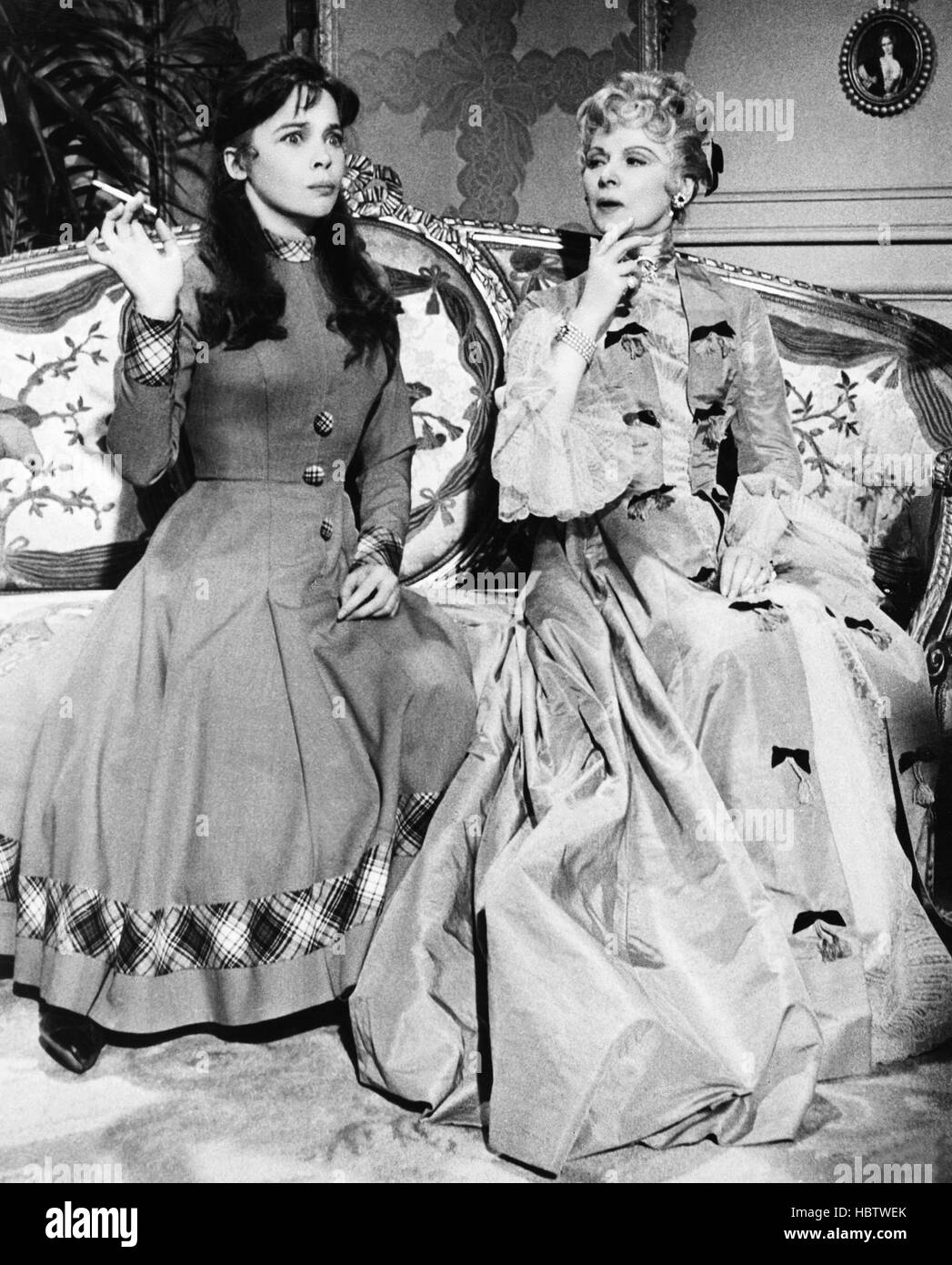 GIGI, from left: Leslie Caron, Isabel Jeans, 1958 Stock Photo - Alamy