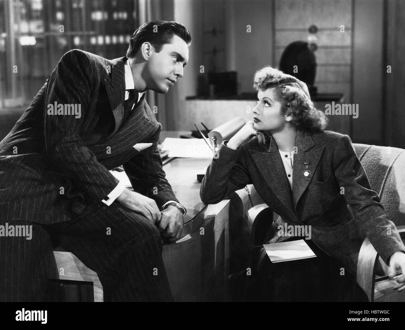 A GIRL, A GUY, AND A GOB, Edmond O'Brien, Lucille Ball, 1941 Stock ...