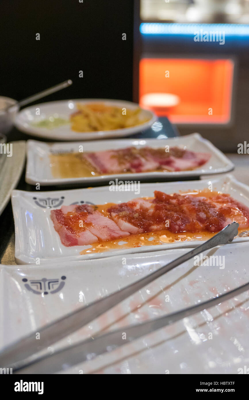 Pork in red sauce, Vietnamese cuisine. Stock Photo