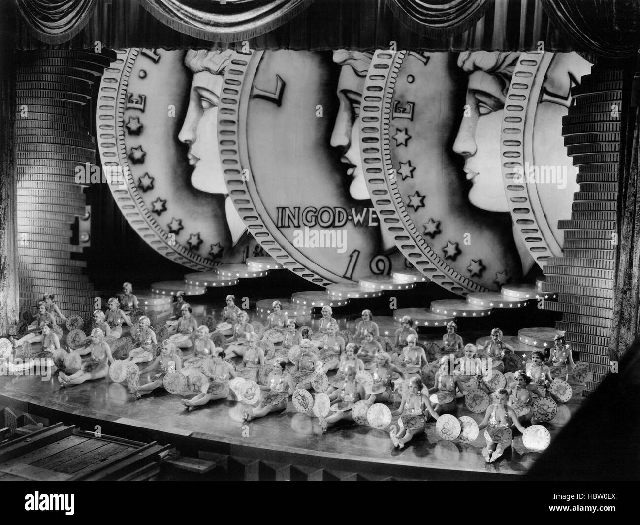 Money Musical GOLD DIGGERS OF 1933, musical number, 'We're In the Money', 1933 Stock ...