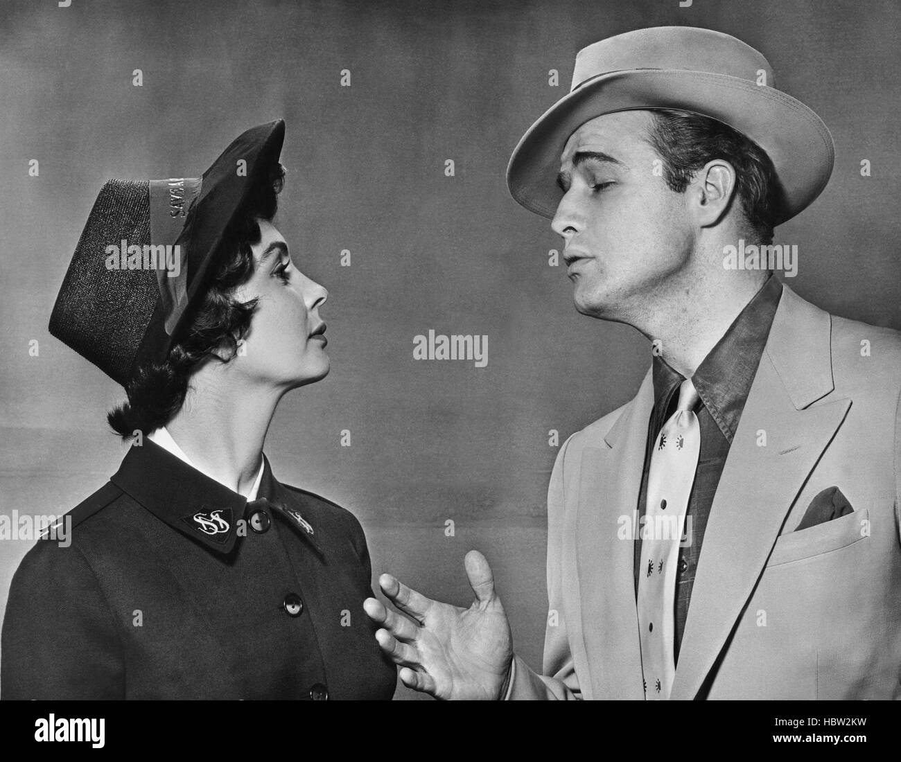 GUYS AND DOLLS, Jean Simmons, Marlon Brando, 1955 Stock Photo Alamy