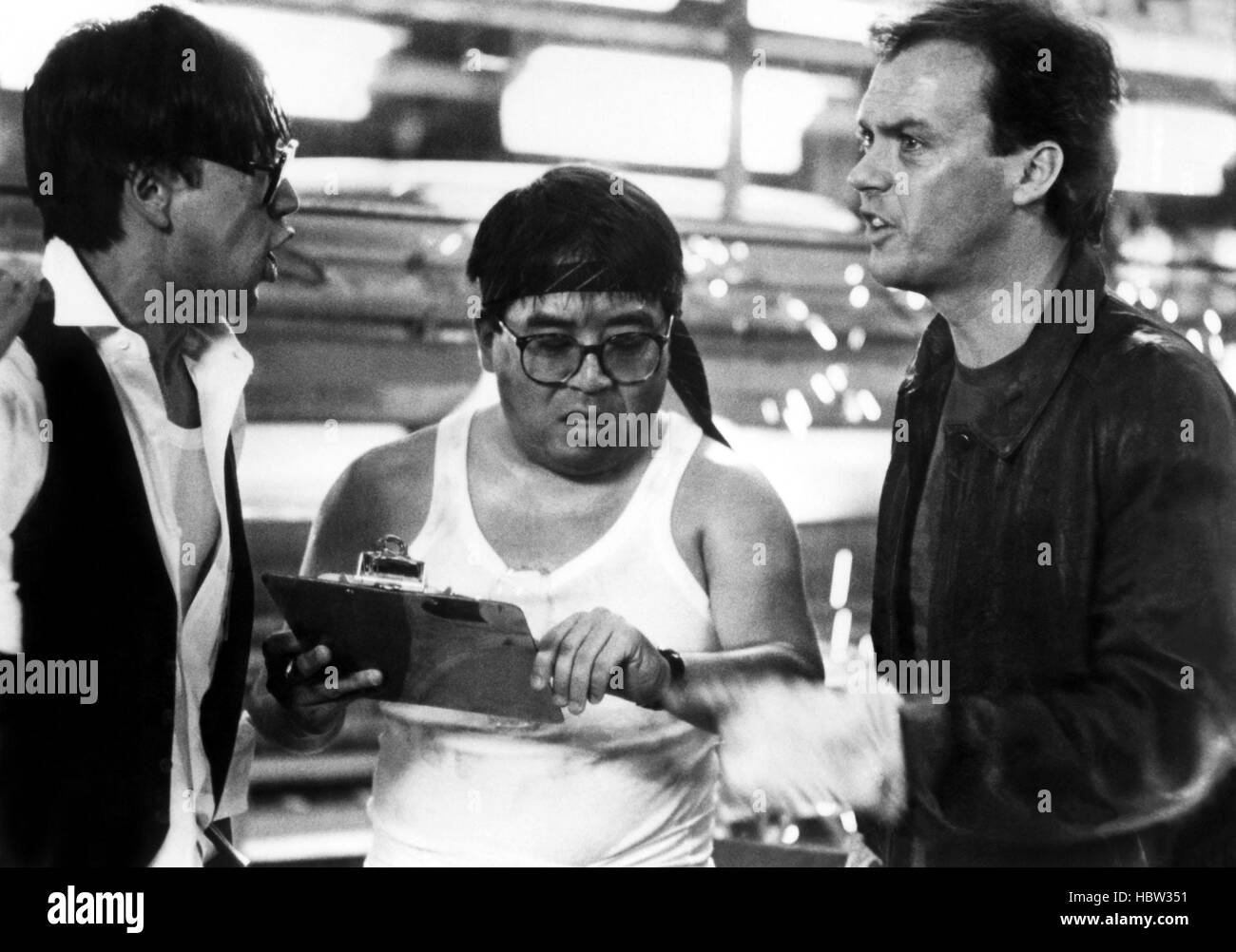 GUNG HO, Gedde Watanabe, Rodney Kageyama, Michael Keaton, 1986